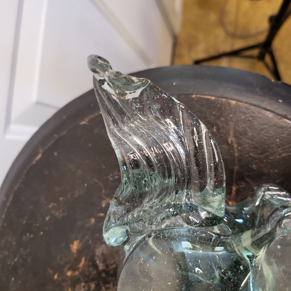 Vintage Murano Style Glass Unicorn Horse Sculpture Hand Blown 10" - Picture 9 of 12